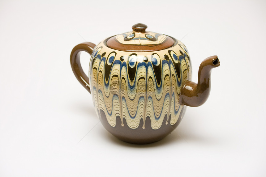 古代水壶传统饮料健康血管陶瓷陶器文化茶馆白色闲暇图片