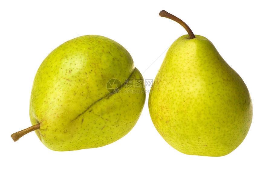 梨黄色食物绿色图片