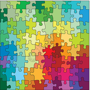 Jigsaw 色彩谜题背景图片