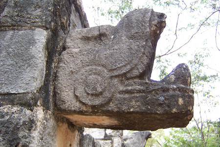 玛雅蛇神背景图片