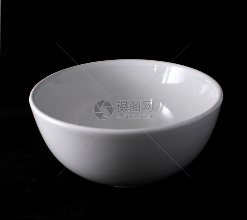 白碗午餐圆形厨房餐厅白色图片