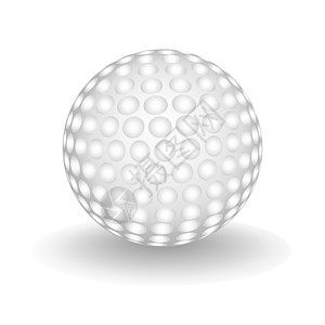 高尔夫球白色插图运动背景图片