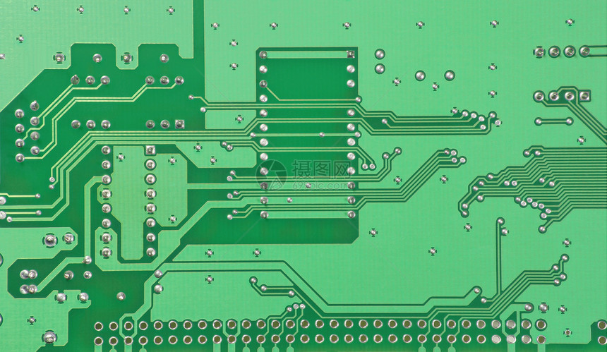 电路板网卡硬件接口绿色电子网络电路技术电脑图片