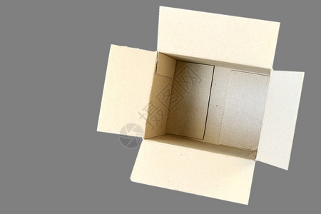 盒子打开打开框概念盒子包装送货白色空白背景