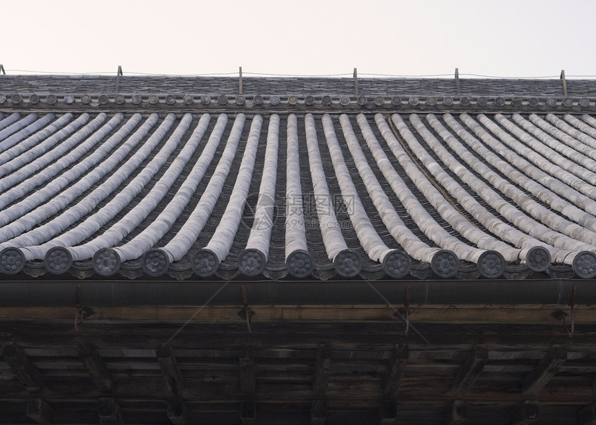 日本寺庙屋顶细节图片