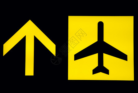 机场标志-出发背景图片