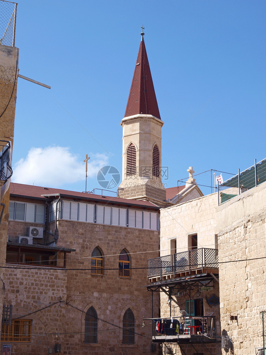 以色列希腊东正教教堂塔(以色列)图片