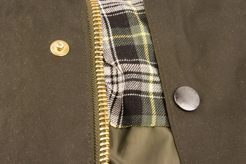 时装雨衣架子店铺织物男人口袋衣服购物按钮压缩精品图片