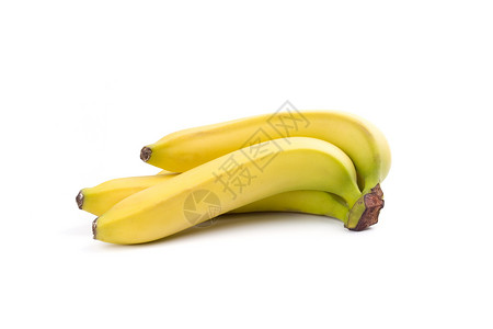 香蕉小吃水果黄色白色食物背景图片