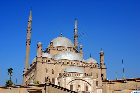 埃及开罗萨拉丁清真寺高清图片