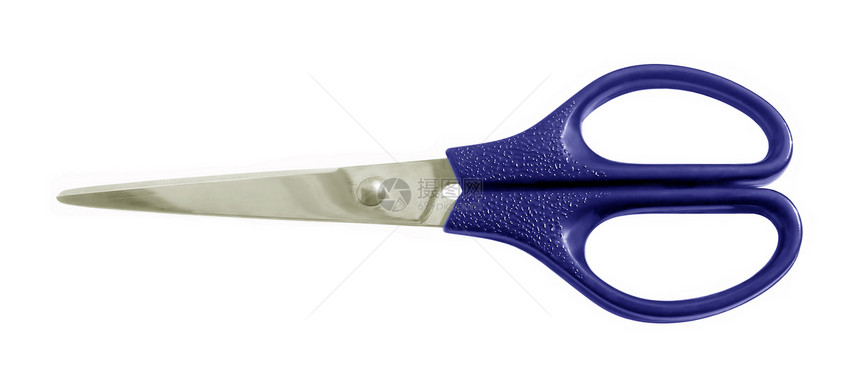 蓝剪刀艺术刀片裁缝工具理发师展示办公室手指补给品优惠券图片