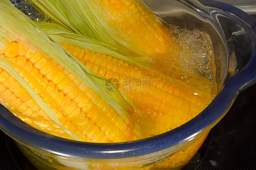 玉米烹饪粮食农场植物食物活力核心蒸汽蔬菜气泡图片