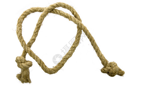有节点的绳索变换钢丝力量领带棕色亚麻细绳背景图片