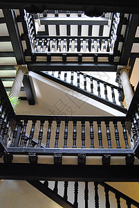 几何楼梯木头建筑学建筑物背景图片
