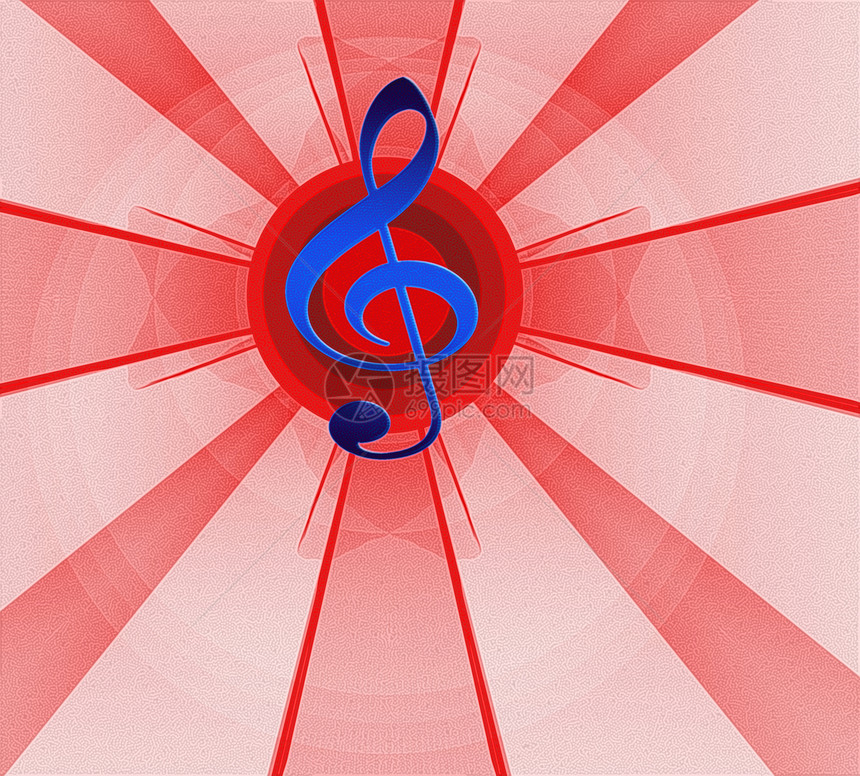 Violin 密钥运动音乐创造力概念红色艺术世界插图乐趣粉色图片