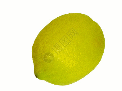 柠檬水果黄色背景图片
