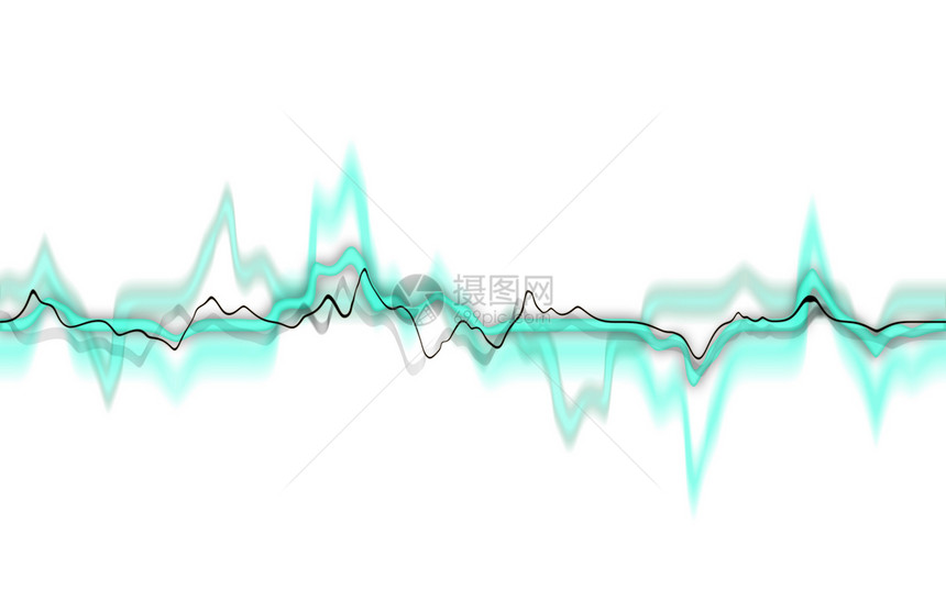 电子电波摘要液体流动波形技术音乐海浪狂欢推介会蓝绿色蓝色图片