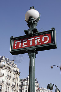 巴黎地铁标志车站运输旅行城市火车天空旅游街道建筑管子背景图片