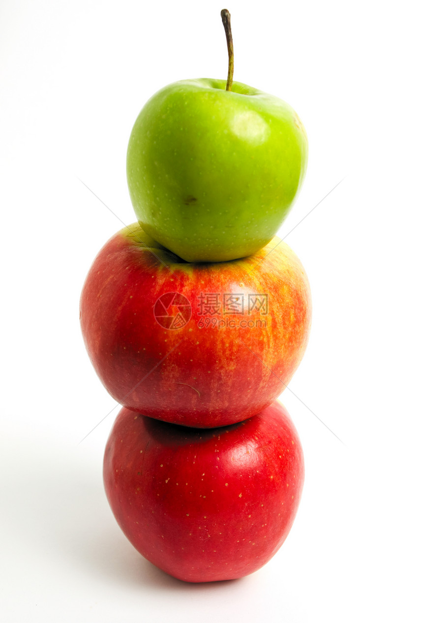 红苹果和绿苹果宏观盘子水果生活脆弱性花瓣橙子饲料枝条蔬菜图片
