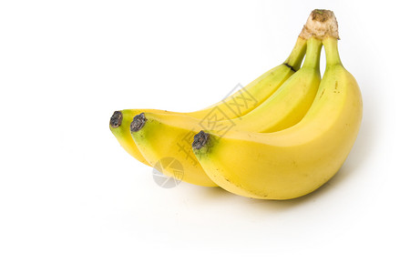 香蕉帮食物白色甜点水果黄色营养背景图片