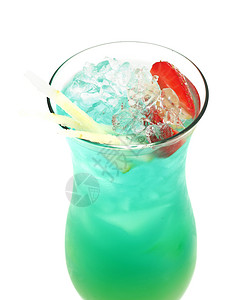 鸡尾酒  蓝色夏威夷果汁饮料菠萝混合玻璃魅力白色橙子酒精液体背景图片