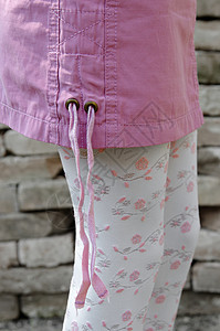 女性时装粉色针织袜业砖块女孩蕾丝绳索紧身衣灯芯女士高清图片