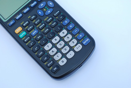 图形计算器商业键盘金融数学数字技术按钮屏幕会计计算背景图片