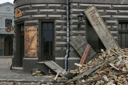 被摧毁的摄影师建筑交易碎片窝棚历史瓦砾茅屋城市巨石房子背景图片