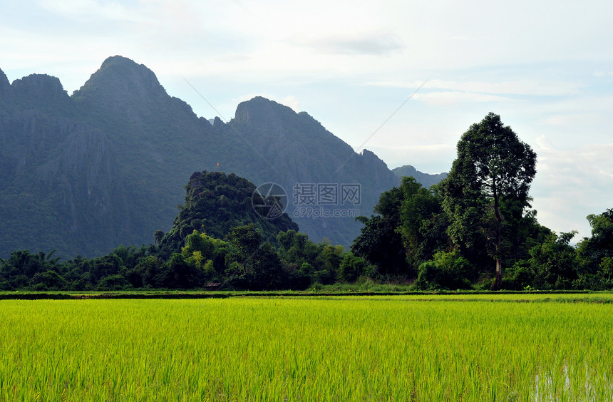 美丽的风景如凡维昂岩石旅游荒野热带地标石灰石山脉远足丛林悬崖图片