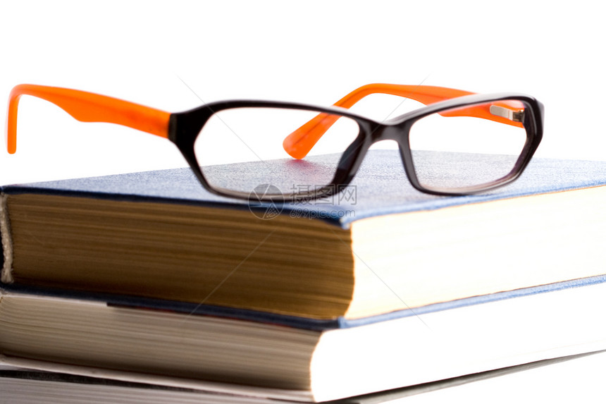 书籍和眼镜文学字典图书馆数据商业研究打印学校智慧小说图片