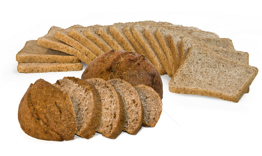白面包卷饮食紧缩农业燕麦小麦烘烤面团厨房包子面包图片
