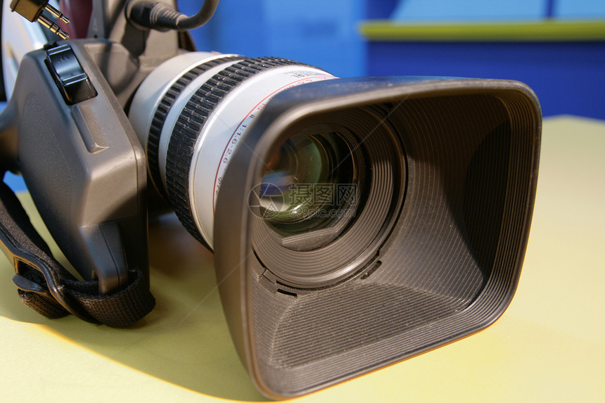 专业数字数码照相机技术黑色创造力镜片电子产品录像机行动电视麦克风塑料图片