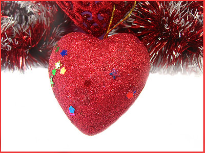 圣诞卡新年白色红色礼品卡紫色背景图片