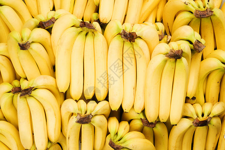 香蕉食物黄色进口水果生产杂货店背景图片