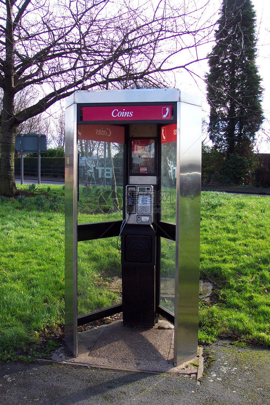 电话亭红色全球讲话盒子拨号英语城市民众街道文化图片