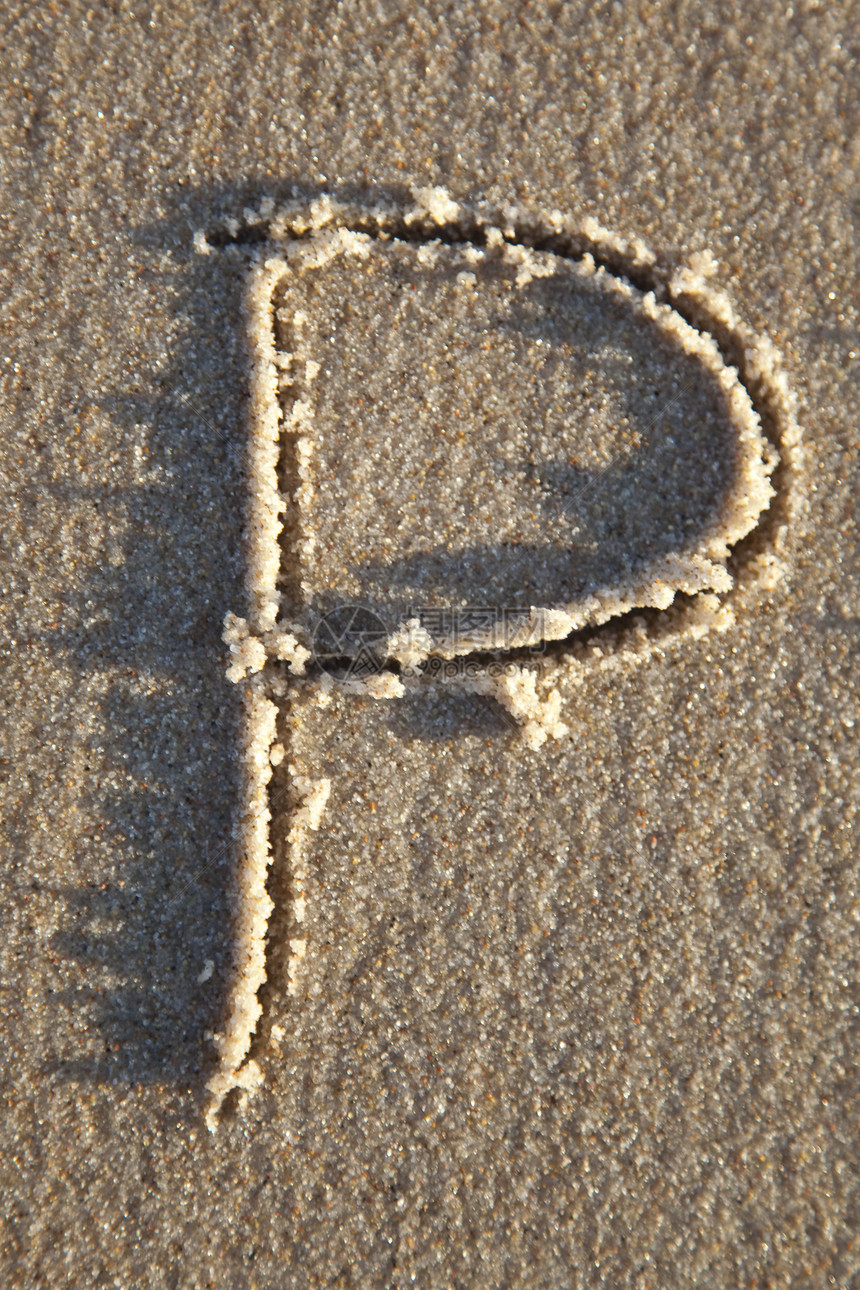 湿沙上的信艺术收藏字母假期打字稿图片