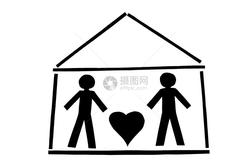 年轻夫妇婚姻男性生活保险信用女性房子队友已婚丈夫图片