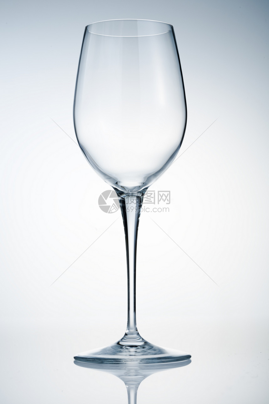 清空葡萄酒杯玻璃静物杯子白色图片