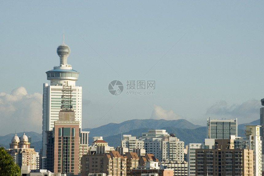 深圳     现代中国城市建筑学城市化中心摩天大楼建筑图片