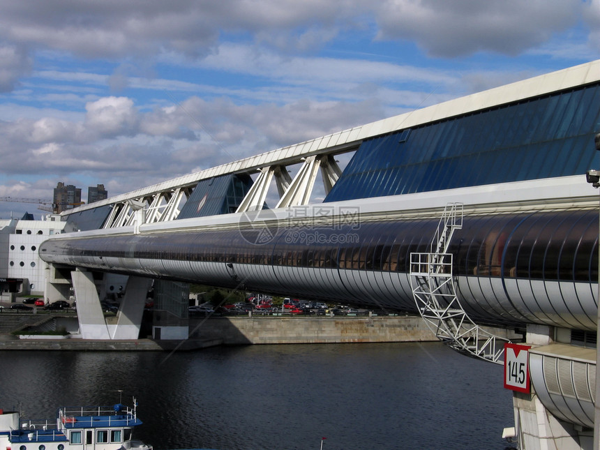 莫斯科河上的桥梁图片