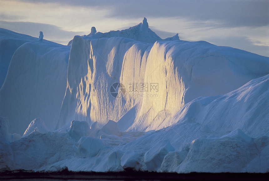 冰层形成寒冷风景自然世界土地摄影全景冰山场景图片