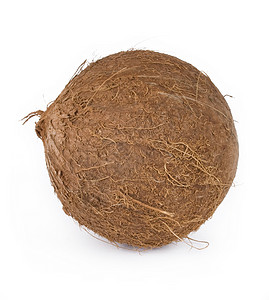 椰椰子美食坚果白色食物脑袋异国水果情调热带背景图片