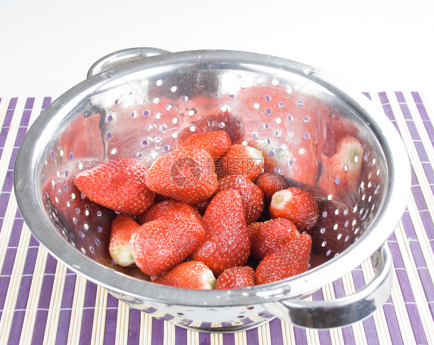 新鲜草莓宏观团体甜点食物早餐水果种子过滤器脆弱性图片