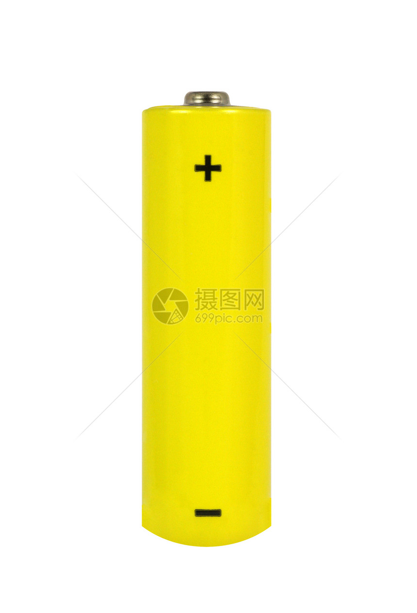 AA 电池力量碱性贮存宏观黄色活力燃料图片