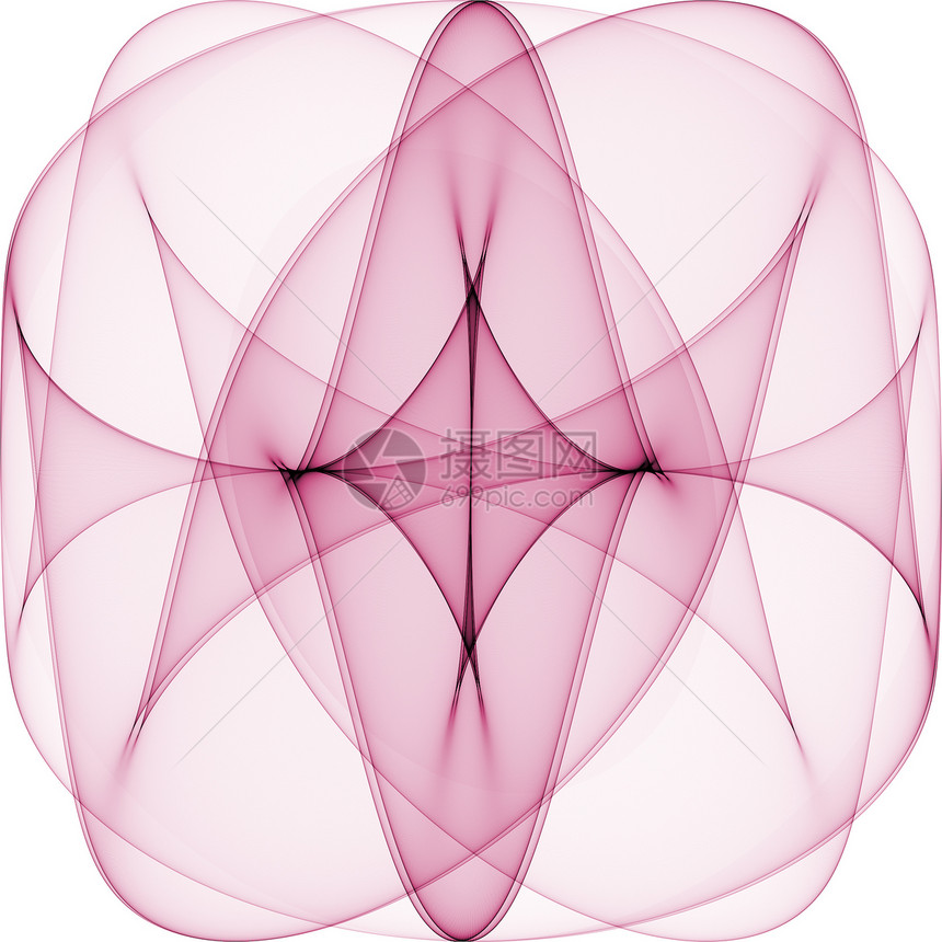 摘要分形设计想像力装饰品艺术粉色插图图片