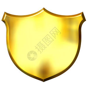 3D 金色符号徽章插图艺术按钮控制板金子金属背景图片