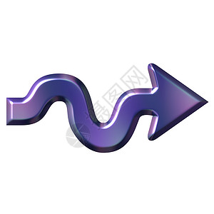 蓝色紫色箭头3D 紫线箭头背景