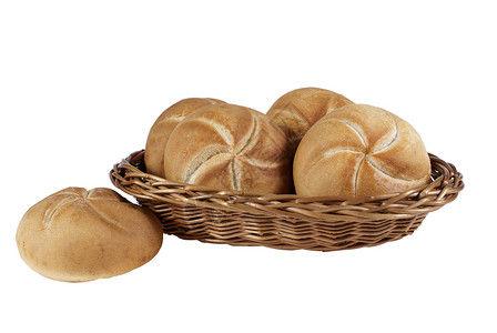 卷面粉柳条小麦说谎面包圆形背景图片
