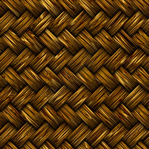 编织篮子工艺木头柳条竹子背景图片