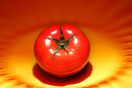 黄色和红底黄番茄射线阳光太阳水果红色蔬菜背景图片